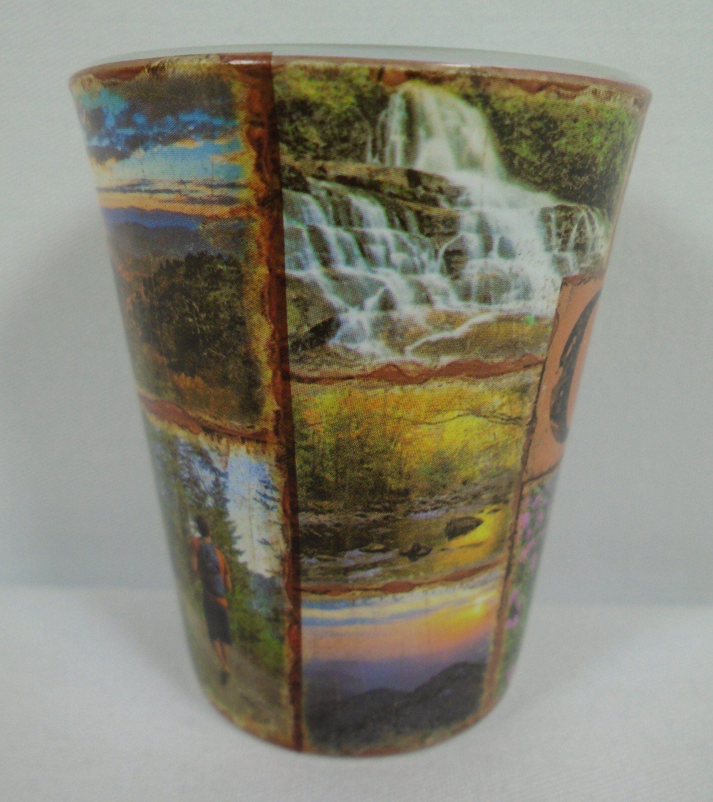 Great Smoky Mountains Every Season Souvenir Shot Glass Gatlinburg Pigeon Forge