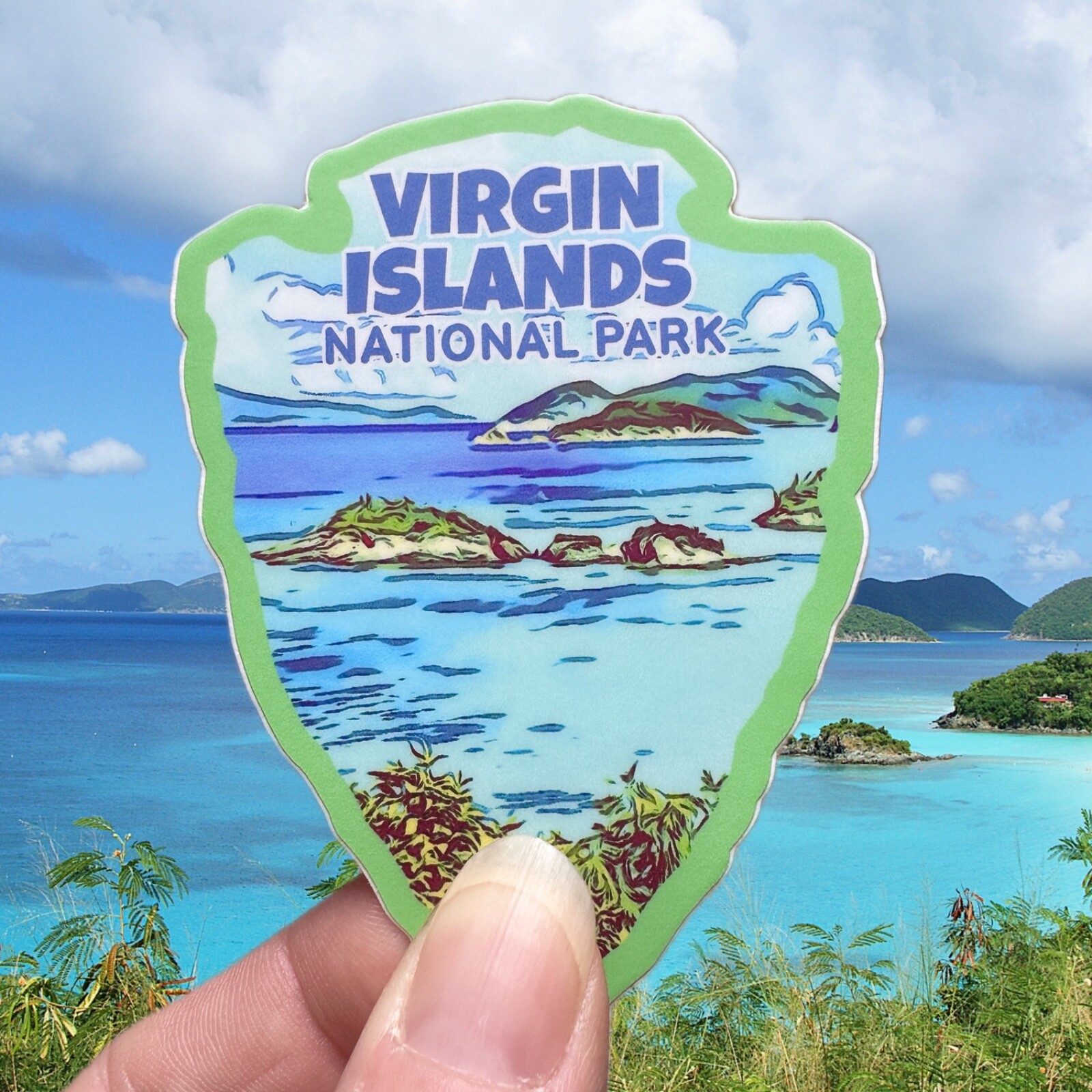 Virgin Islands National Park Weatherproof Vinyl Sticker