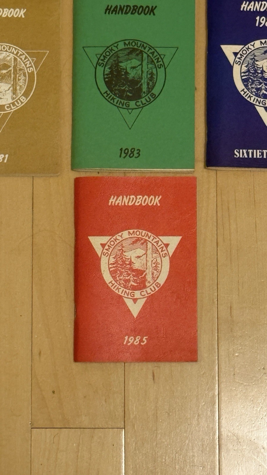 Smoky Mountains Hiking Club 1968-1985 Handbook Lot Vintage Knoxville TN SMHC