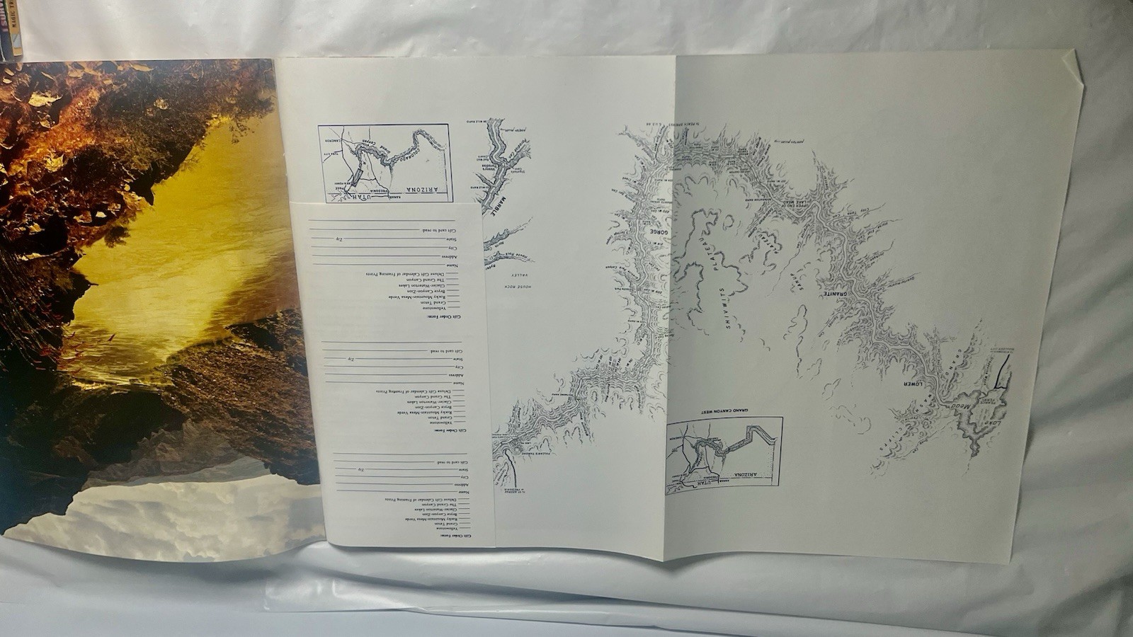 Vintage 1977 Grand Canyon National Park, Color National Parkway Photo Guide