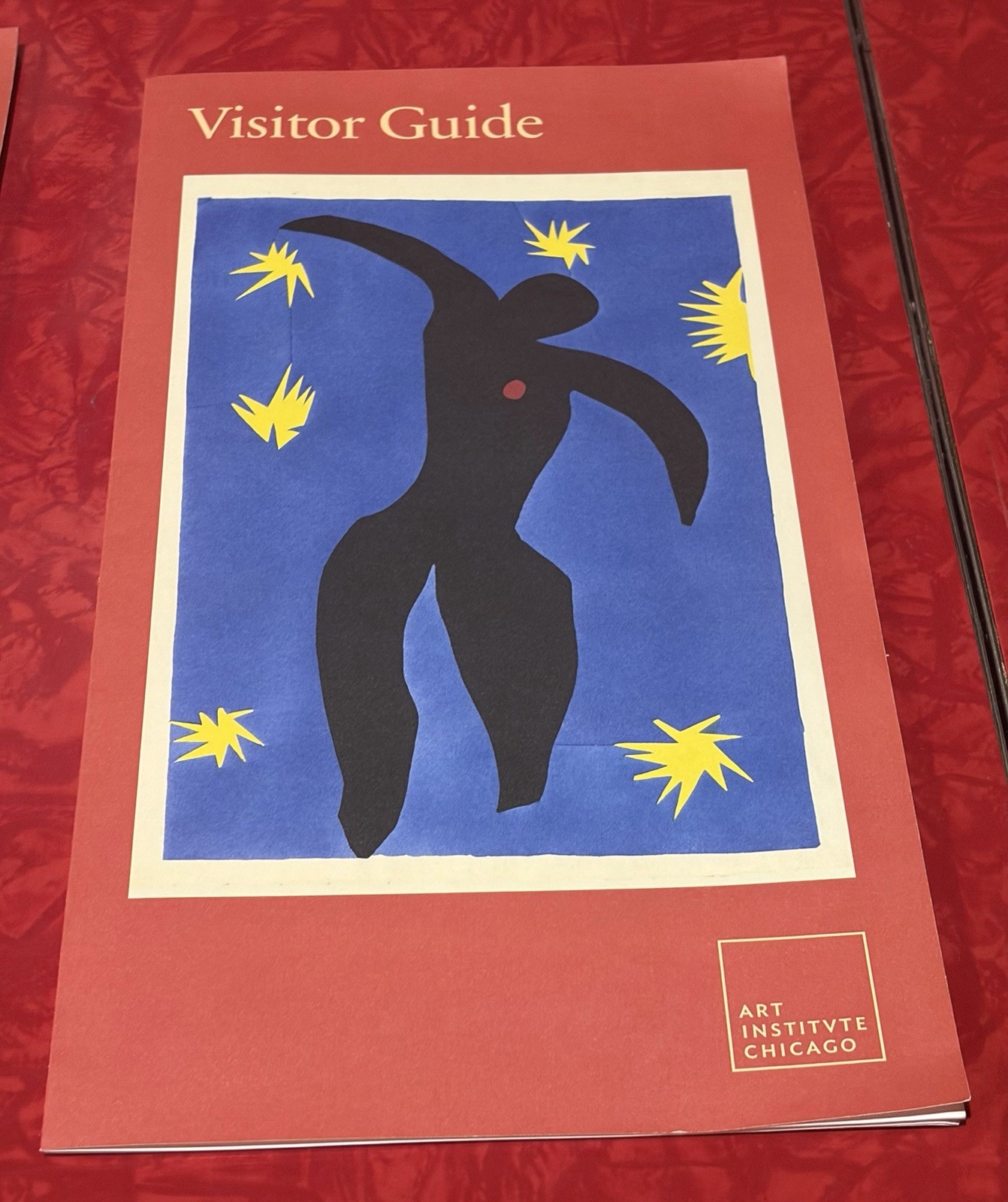 ART INSTITUTE CHICAGO VISITOR & GALLERY GUIDE SPRING 2026. Henri Matisse cover
