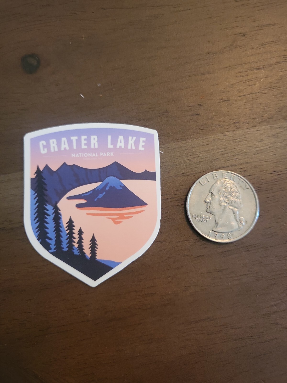 Crater Lake National Park Sticker Decal – Matte