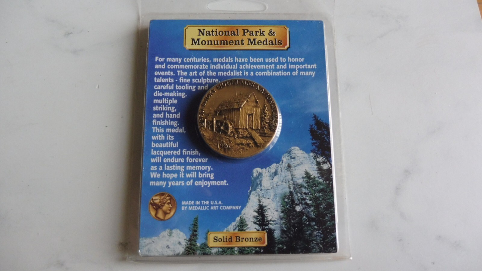 LOT (3) 2009 SMOKY MOUNTAINS COLLECTOR’S COIN MEDAL 75TH ANNIVERSARY SOUVENIR NP