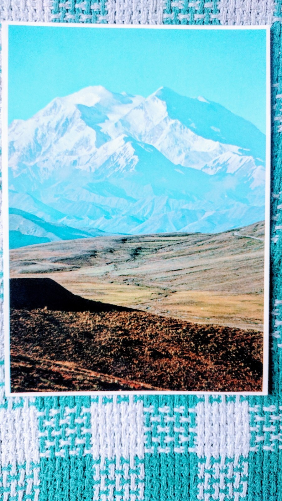BEAUTIFUL POST CARD MT.MCKINLEY FROM STONY HILL ALASKA