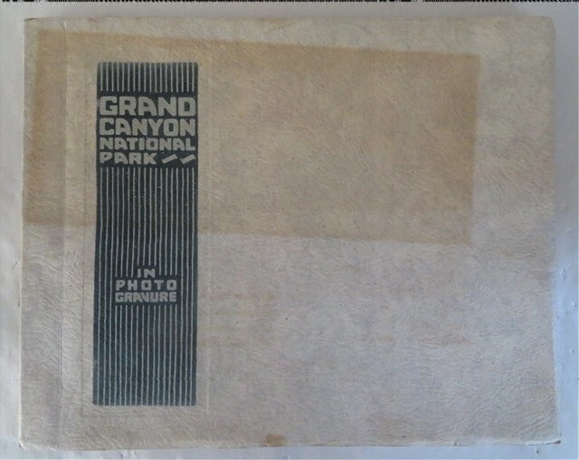 *SCARCE* GRAND CANYON NATIONAL PARK in PHOTOGRAVURE by FRED HARVEY, EL TOVAR