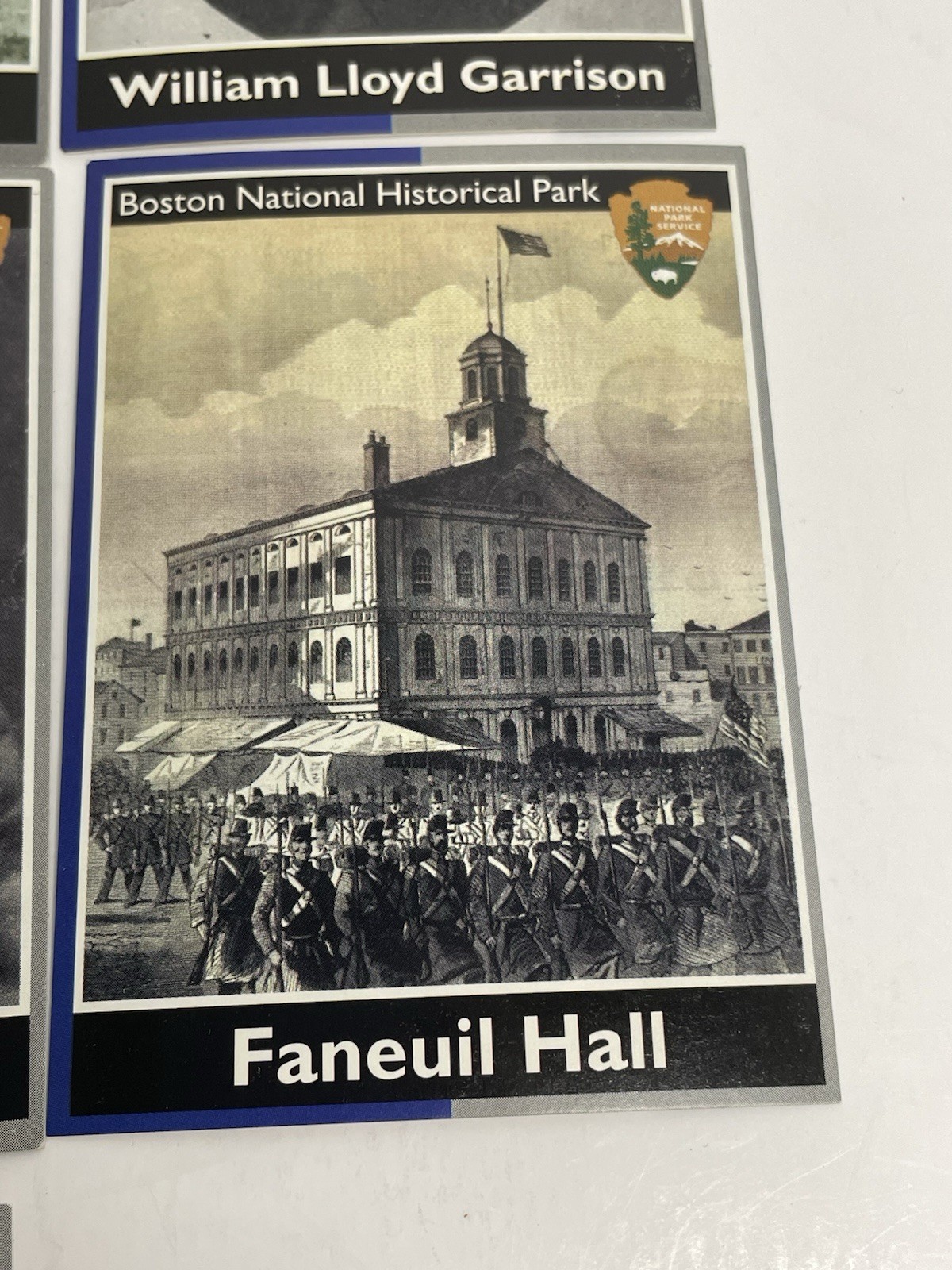 Set (7) NPS BOSTON NHS HISTORIC SITE Garrison Dry Dock Navy Yard Lawson CARDS