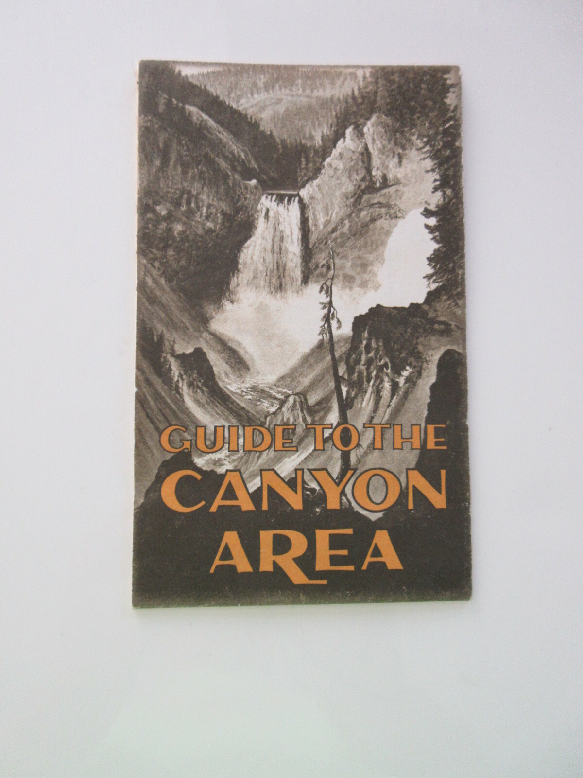 VINTAGE Guide to the Canyon Area Grand Canyon Folding Brochure and Map