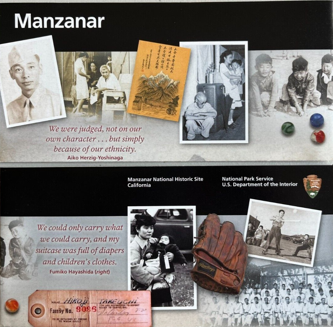 2026 MANZANAR NHS – California NATIONAL PARK SERVICE UNIGRID BROCHURE/MAP New