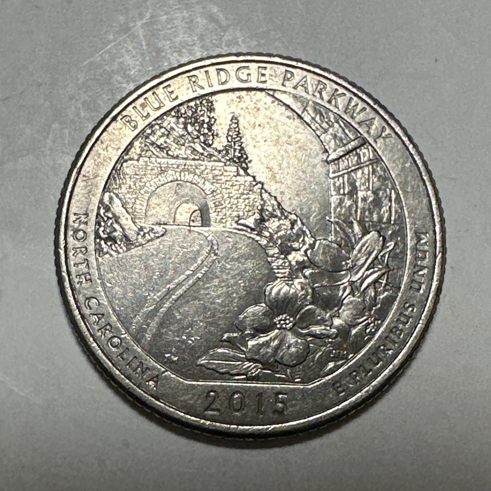 2015-P Blue Ridge Parkway National Park 25c Circulated Coins