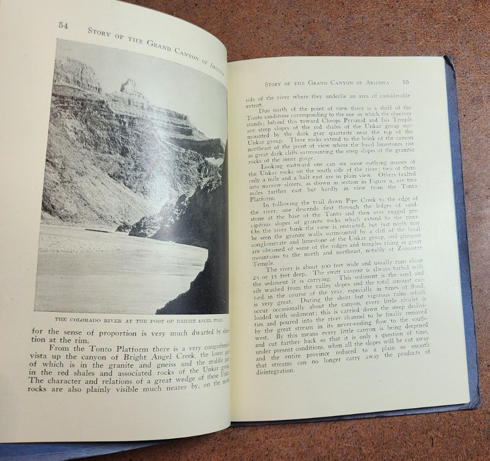 STORY OF THE GRAND CANYON OF ARIZONA Book BY FRED HARVEY 1921 Book & Poster