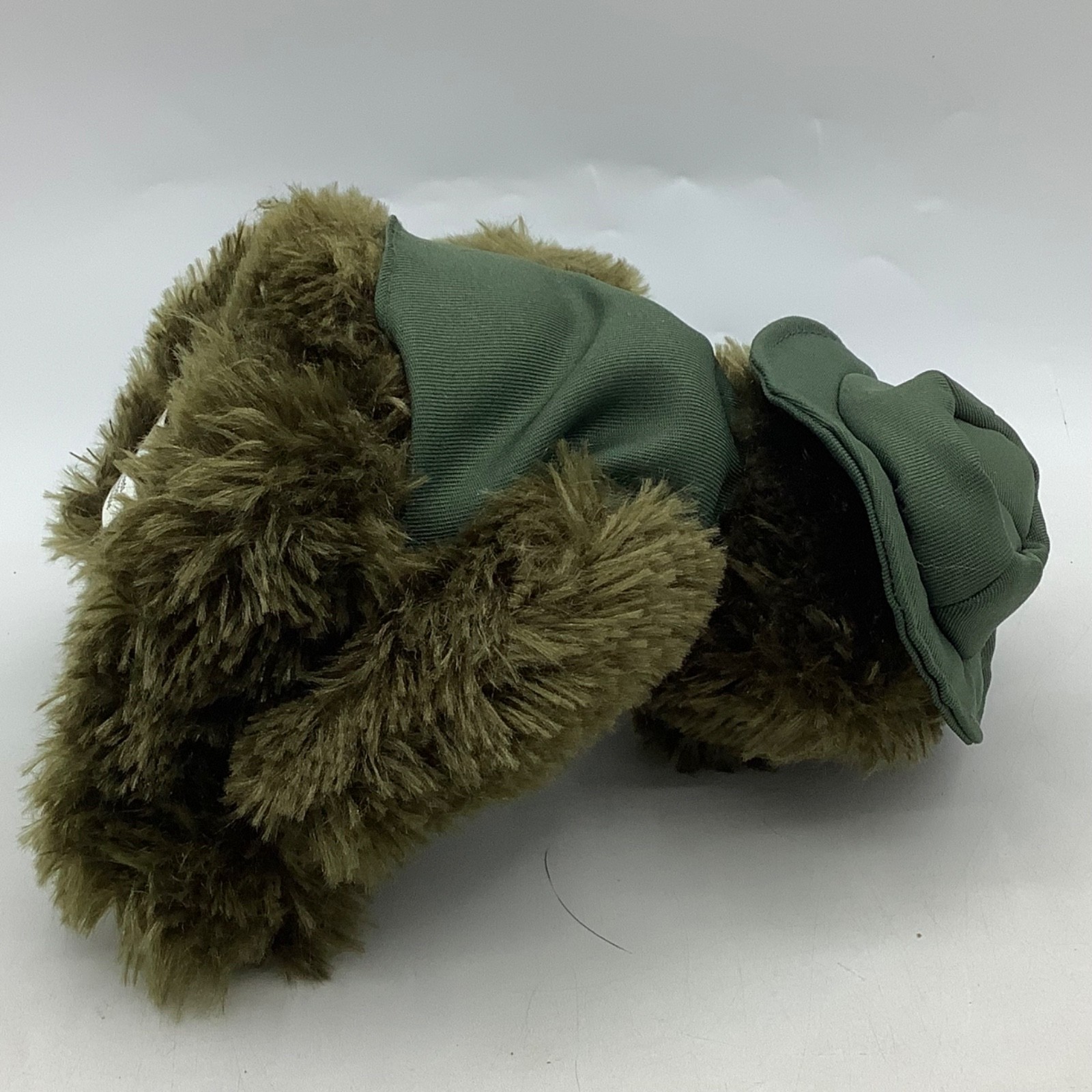 Jaag Junior Ranger Grand Canyon Plush Bear Olive Green Bucket Hat Pocket Vest 7”