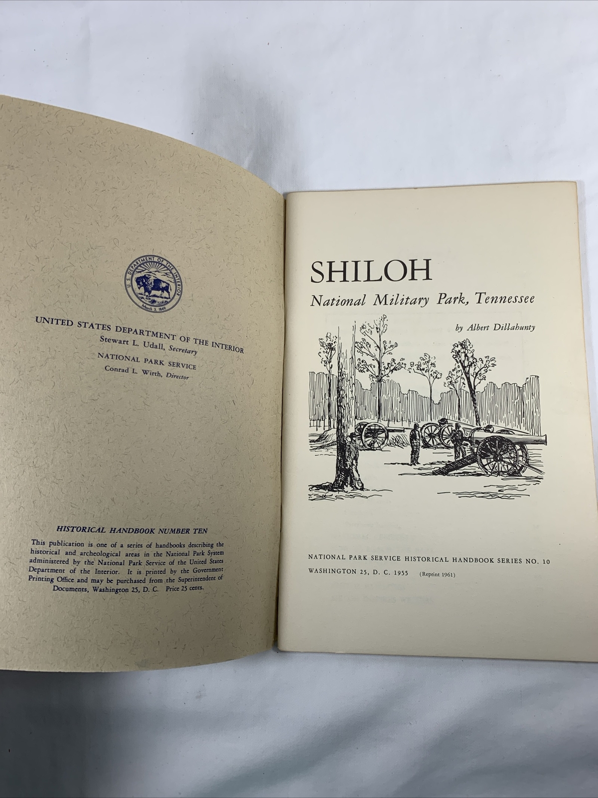 VINTAGE 1961 Shiloh National Military Park Booklet