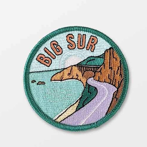 Big Sur National Park Patch Iron-On Applique Souvenir Gift