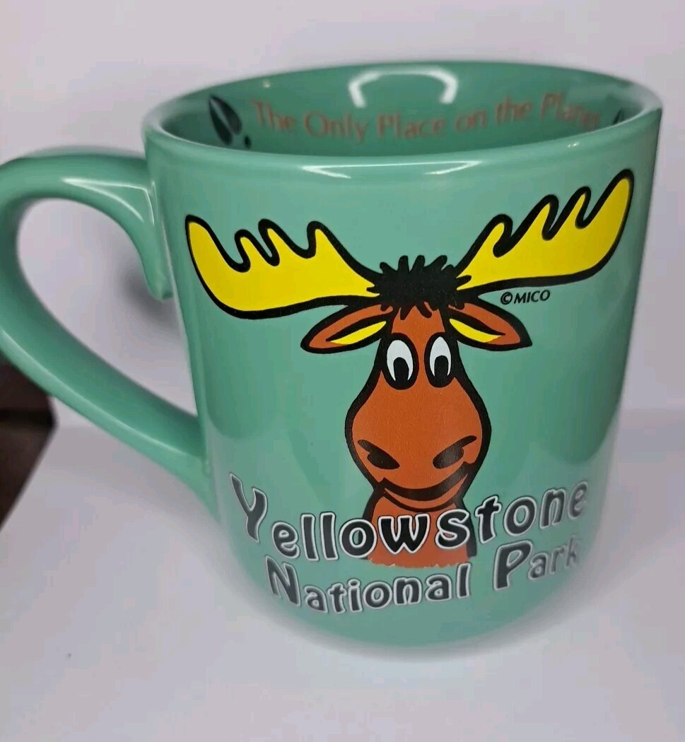 Moosebumps Yellowstone National Park Mug Vintage Moose Adventure Souvenir