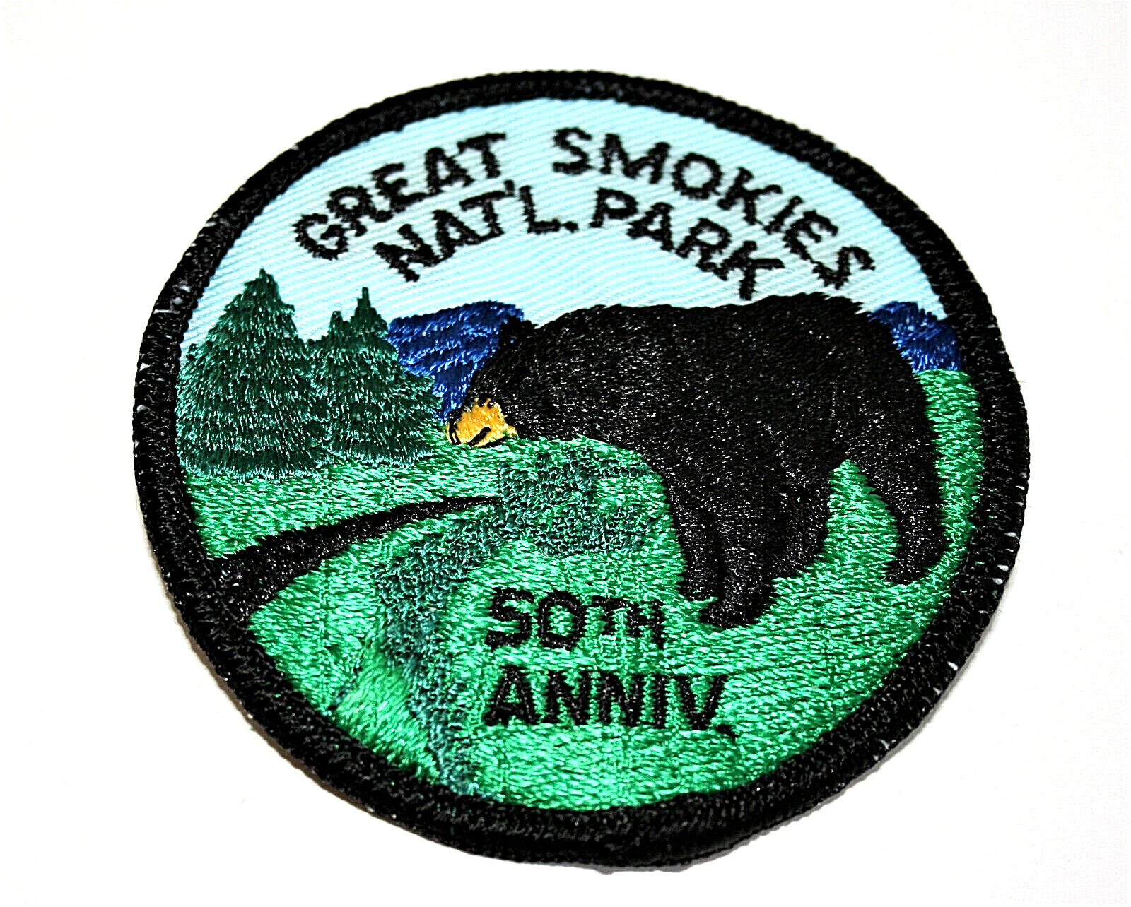 Vintage Great Smokies Smokey Mountains National Park 50th Ann Patch New NOS 1984