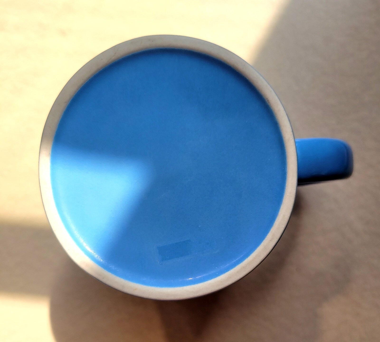 Mount Rainier National Park 14oz Souvenir Poem Coffee Mug Cup Blue Vtg 1990s