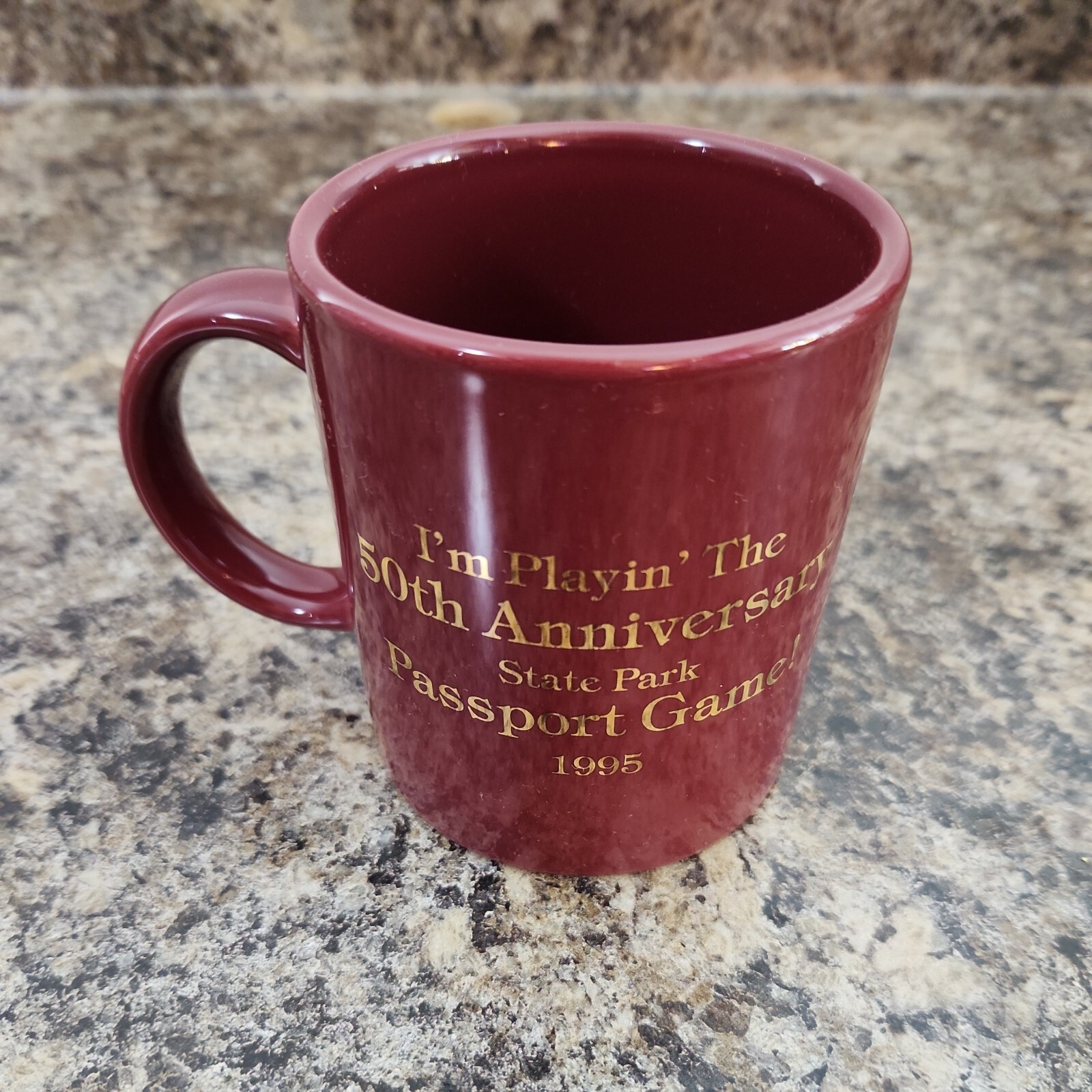 Vintage South Dakota State Parks 50 Years Anniversary Coffee Mug Cup 1995