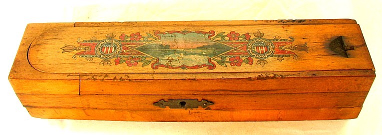 NIAGARA FALLS ARTIST PUZZLE BOX *3 LAYERS* FULL* c.1880 !UNUSUAL!