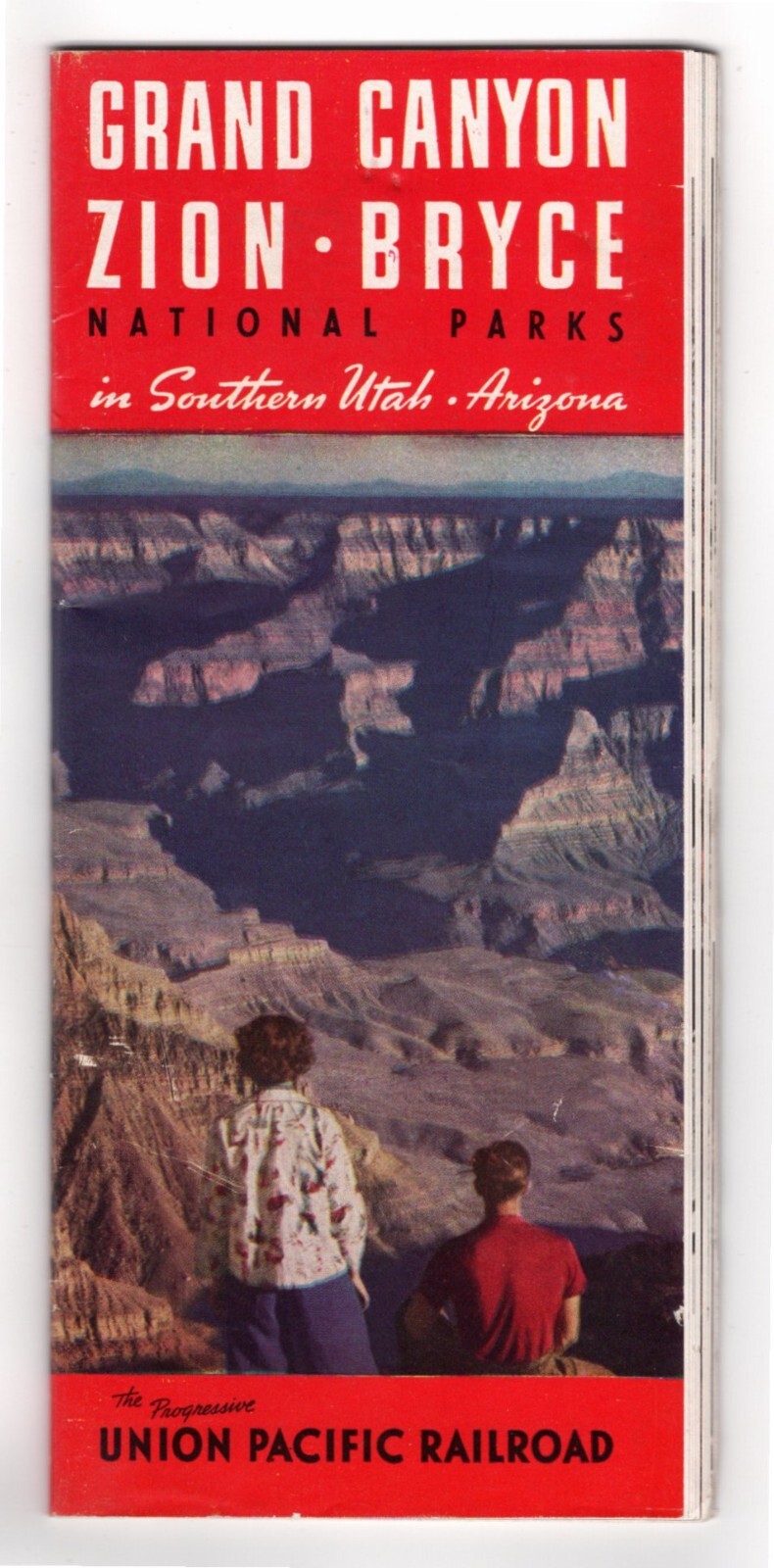 Travel guide w/map & photos, GRAND CANYON/ZION.BRYCE NATIONAL PARKS, UP Railroad
