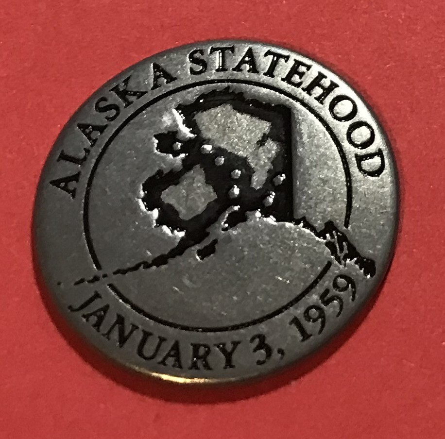Alaska Statehood Bear Collectible Token