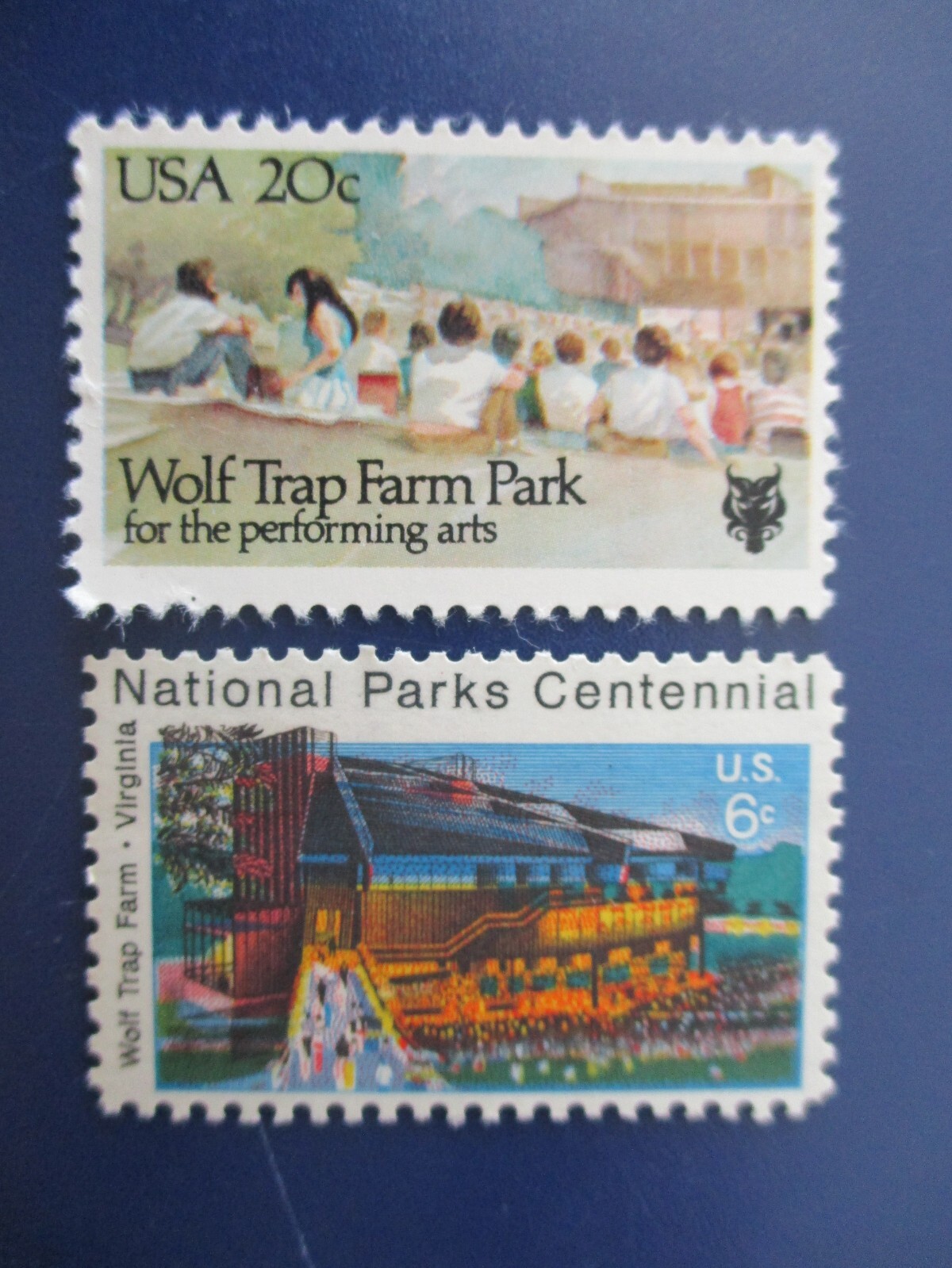 Wolf Trap Farm Park US Stamps #1452 & 2018