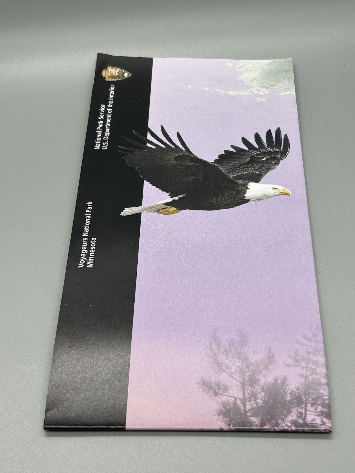 Voyageurs National Park Service NPS UniGrid Brochure/Foldout Map Minnesota Lakes
