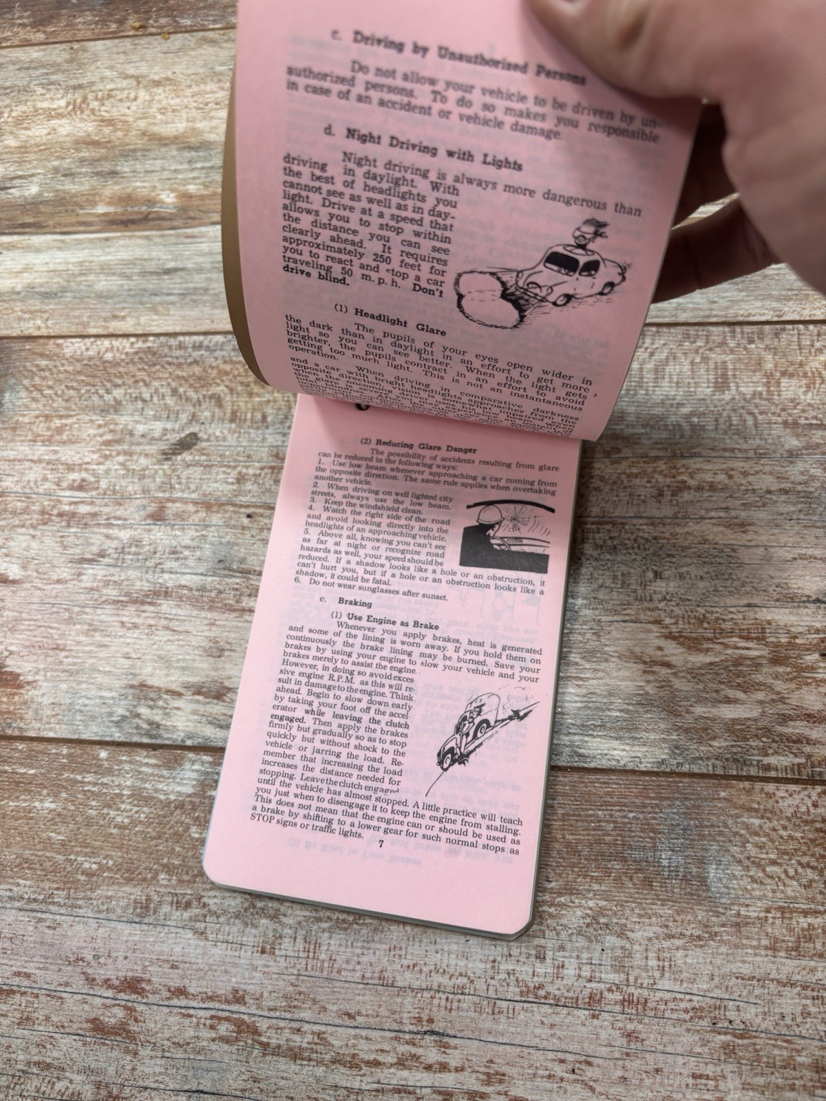 1960s United States Forest Service Driver Operator Guidebook Great Graphics!