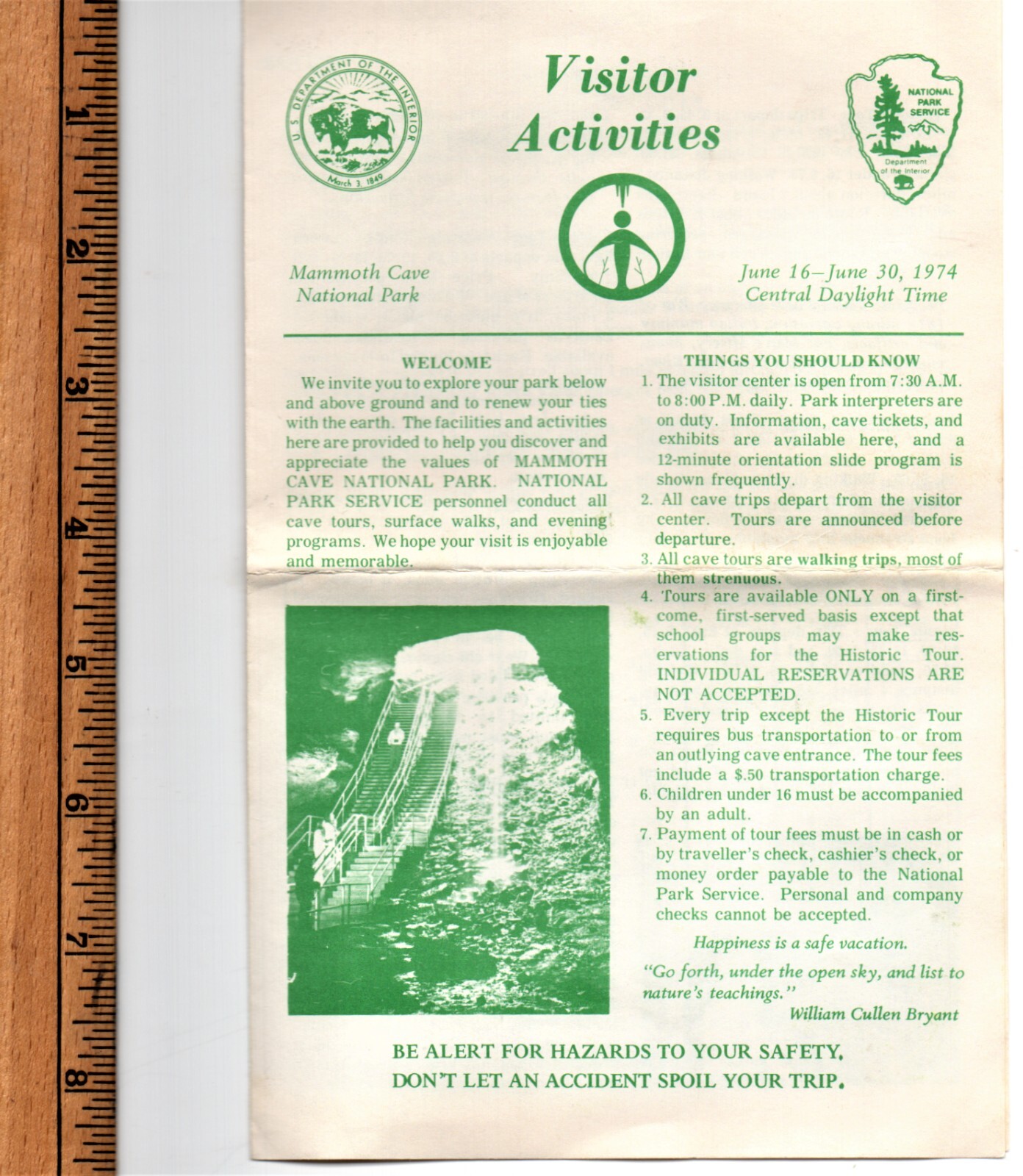 Vintage Mammoth Caves National Park (KY) Guides & Postcards Tourism Package
