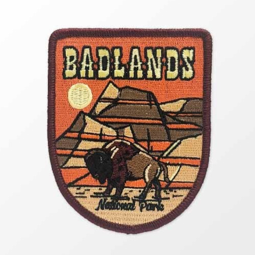 Badlands National Park Patch Iron-On Applique Souvenir Gift