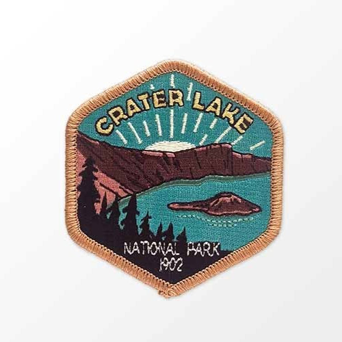 Crater Lake National Park Patch Iron-On Applique Souvenir Gift