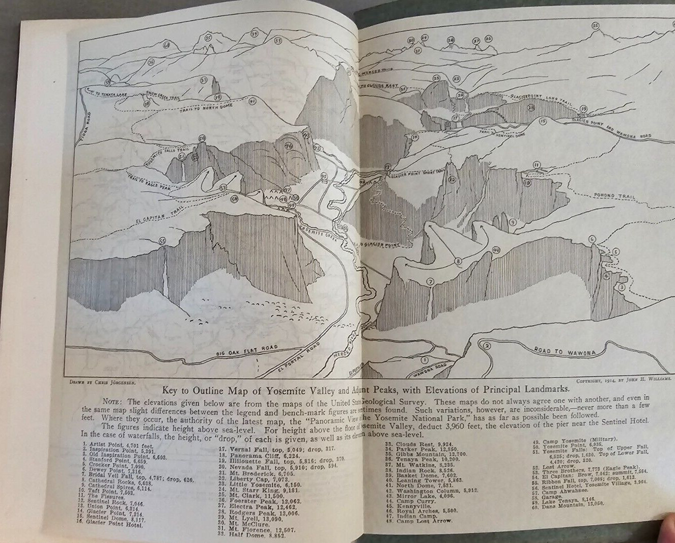 Yosemite & it’s High Sierra, Written by John H. Williams, 1914, Nice!