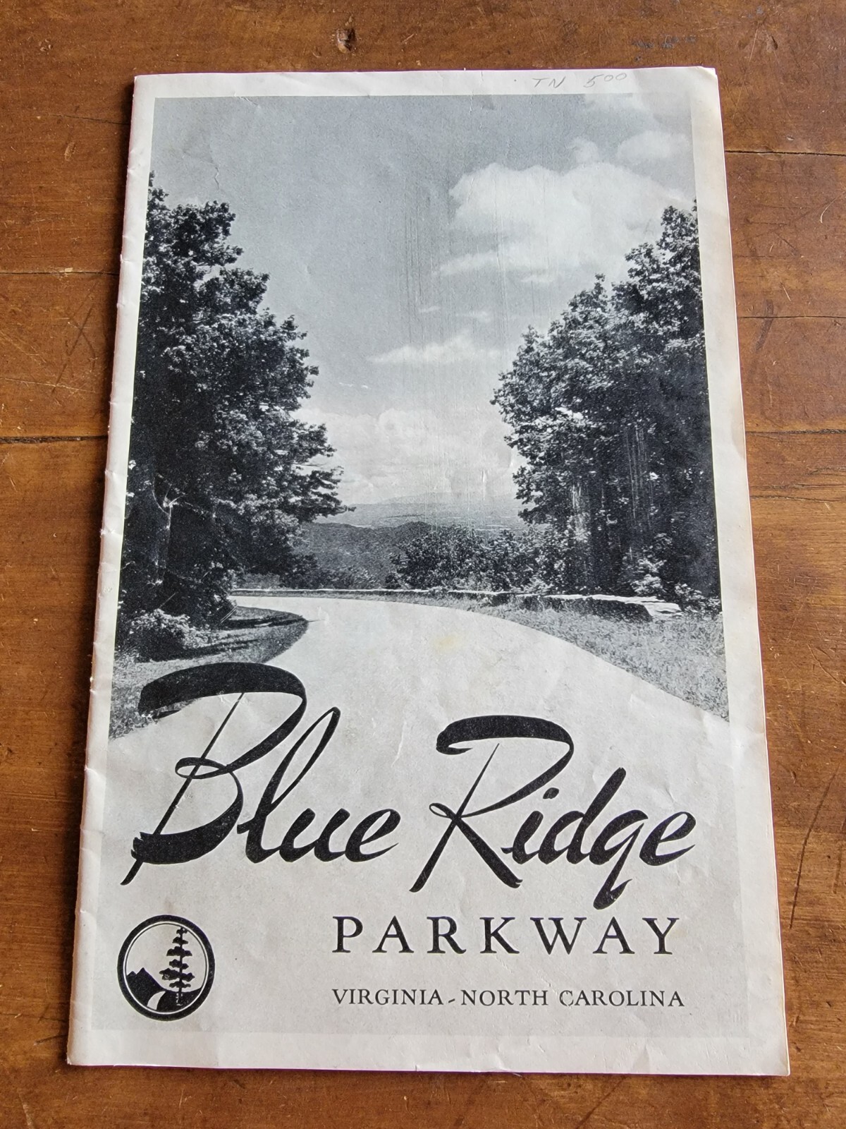 Blue Ridge Parkway, Virgina/North Carolina VINTAGE 1949 Travel Map/Brochure