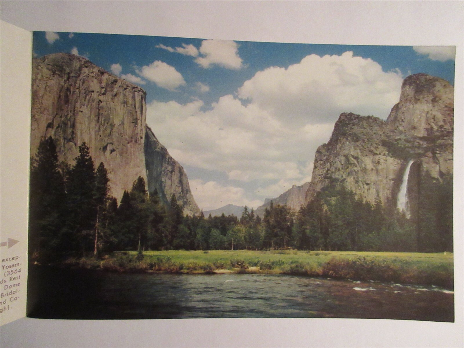 YOSEMITE SOUVENIR BOOK NATIONAL PARK NATURAL COLOR 1952 California Map Pictures