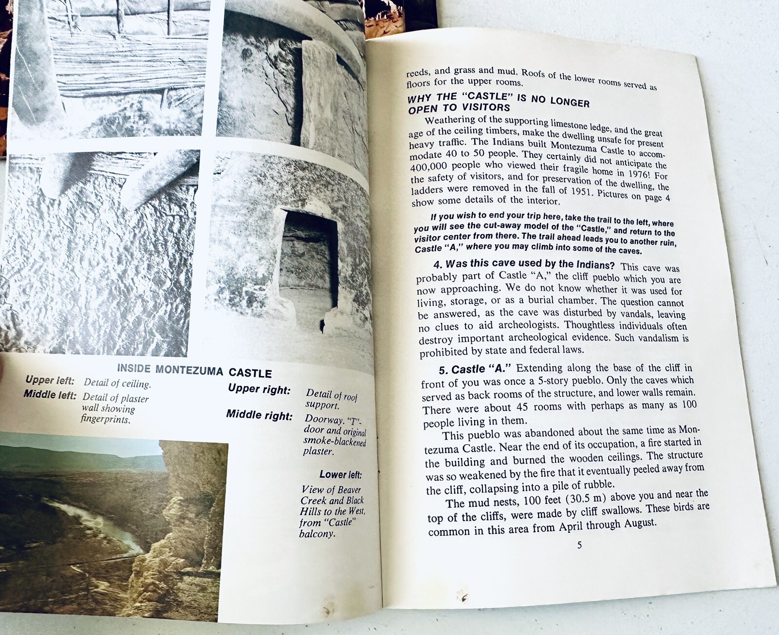Lot Of Vintage 70s AMERICAN SOUTHWEST National Parks and Monuments Guide Books