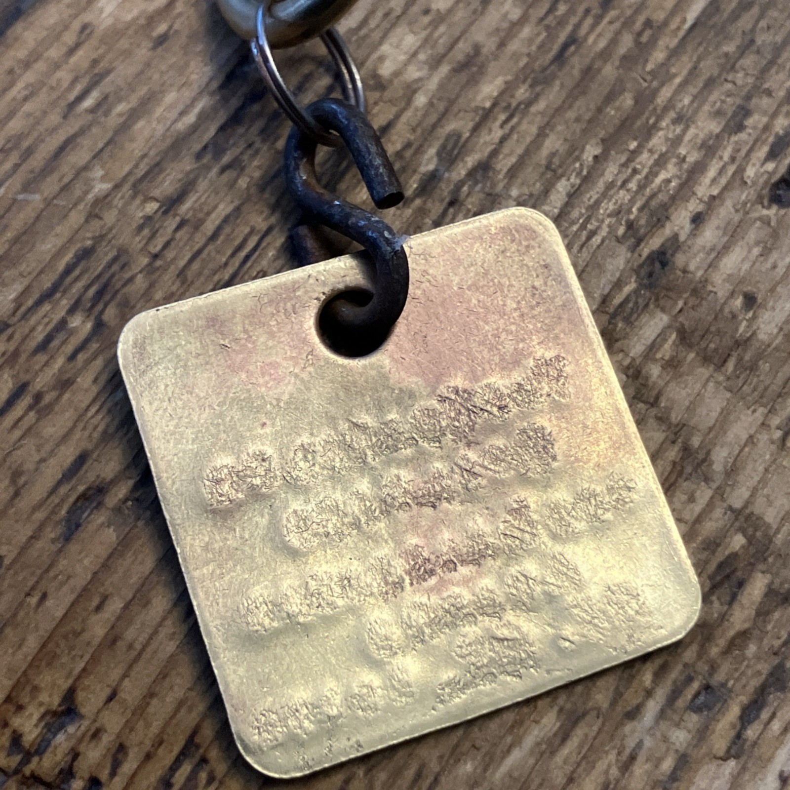 The Chrysler Building Solid BRASS CUSTOM KEY FOB Vintage Hotel Style Marker