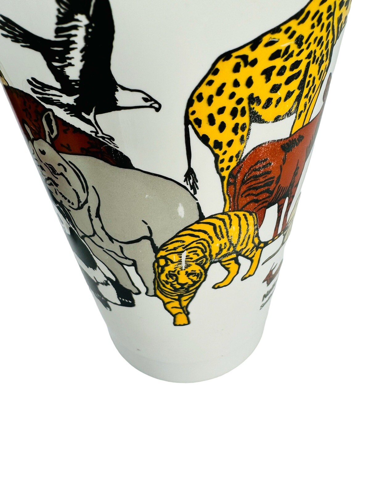 Smithsonian Institution National Zoological Park Plastic Cups Souvenirs Lot Of 4