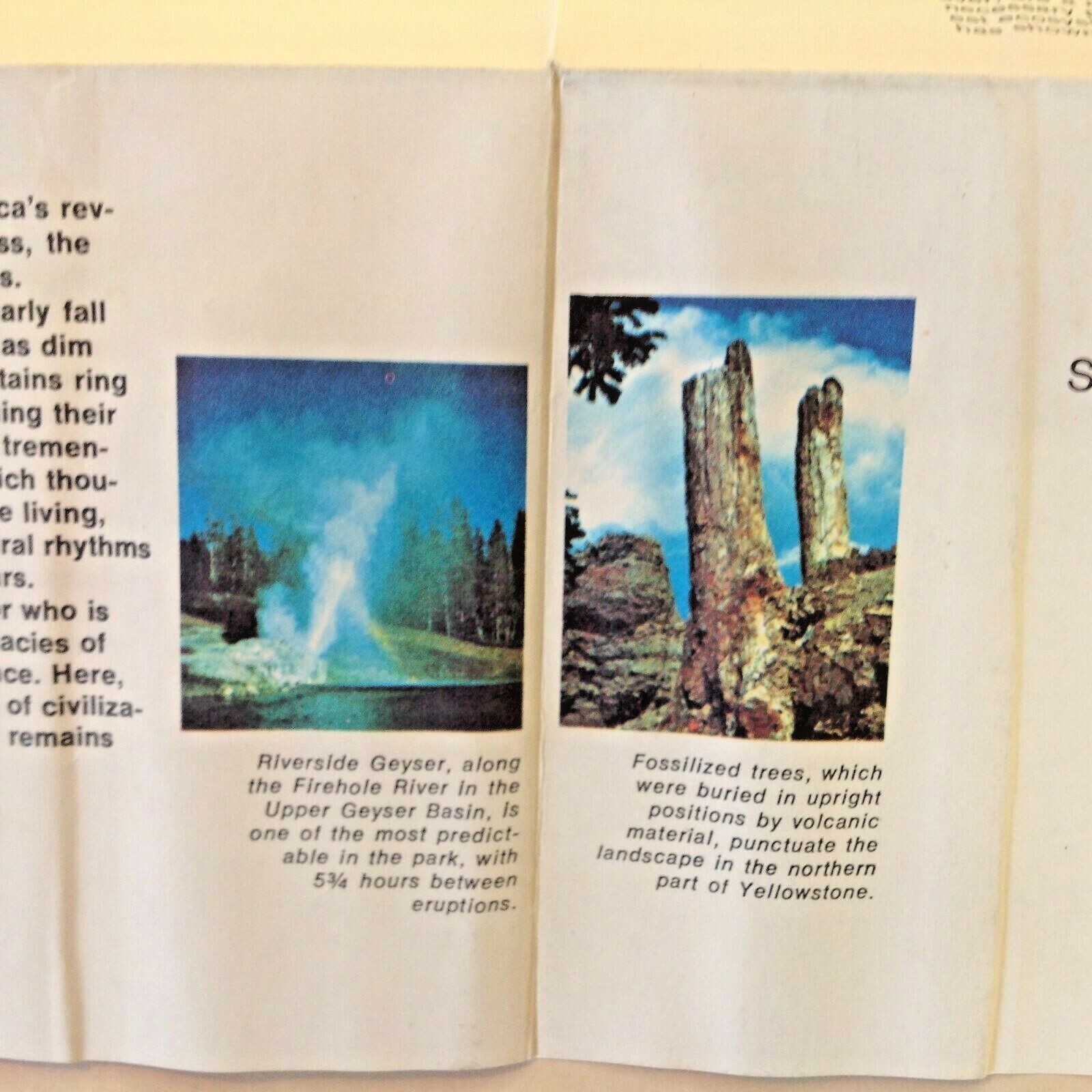 Vintage 1975 US Dept Interior Yellowstone National Park