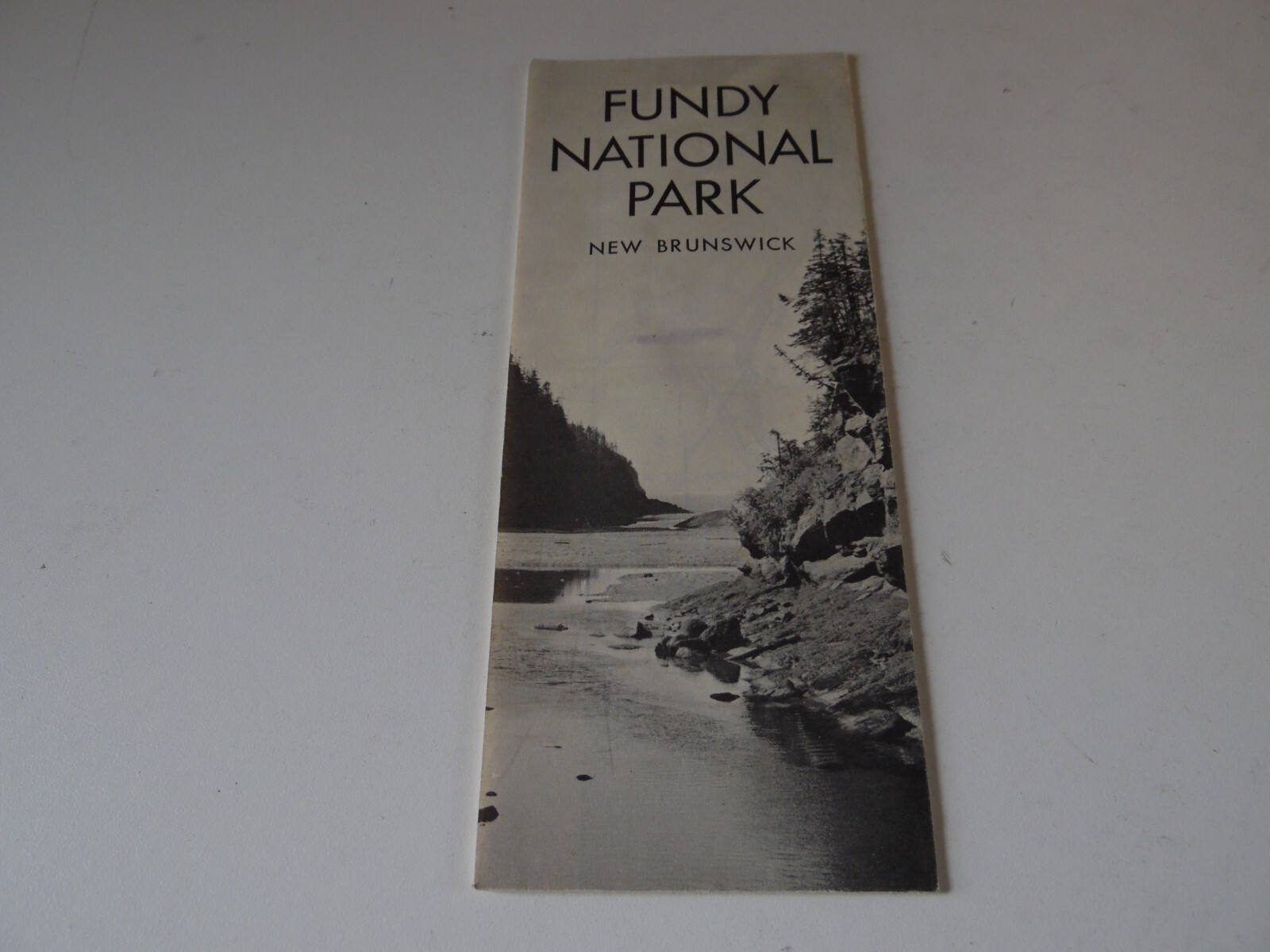 Fundy National Park New Brunswick canada brochure map guide
