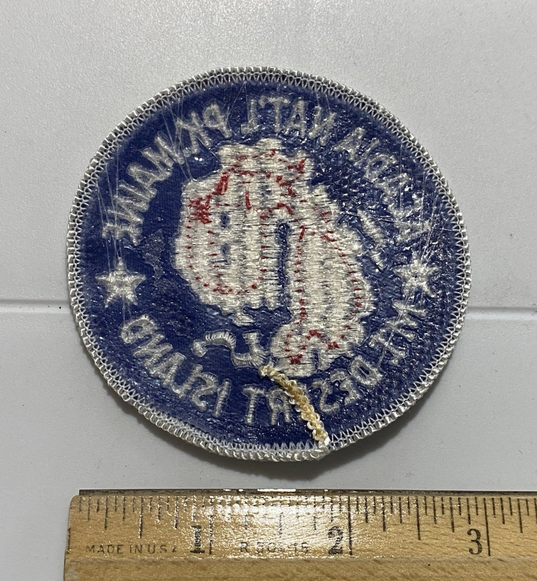 Acadia National Park Maine Mt. Desert Island Round Embroidered Patch Badge