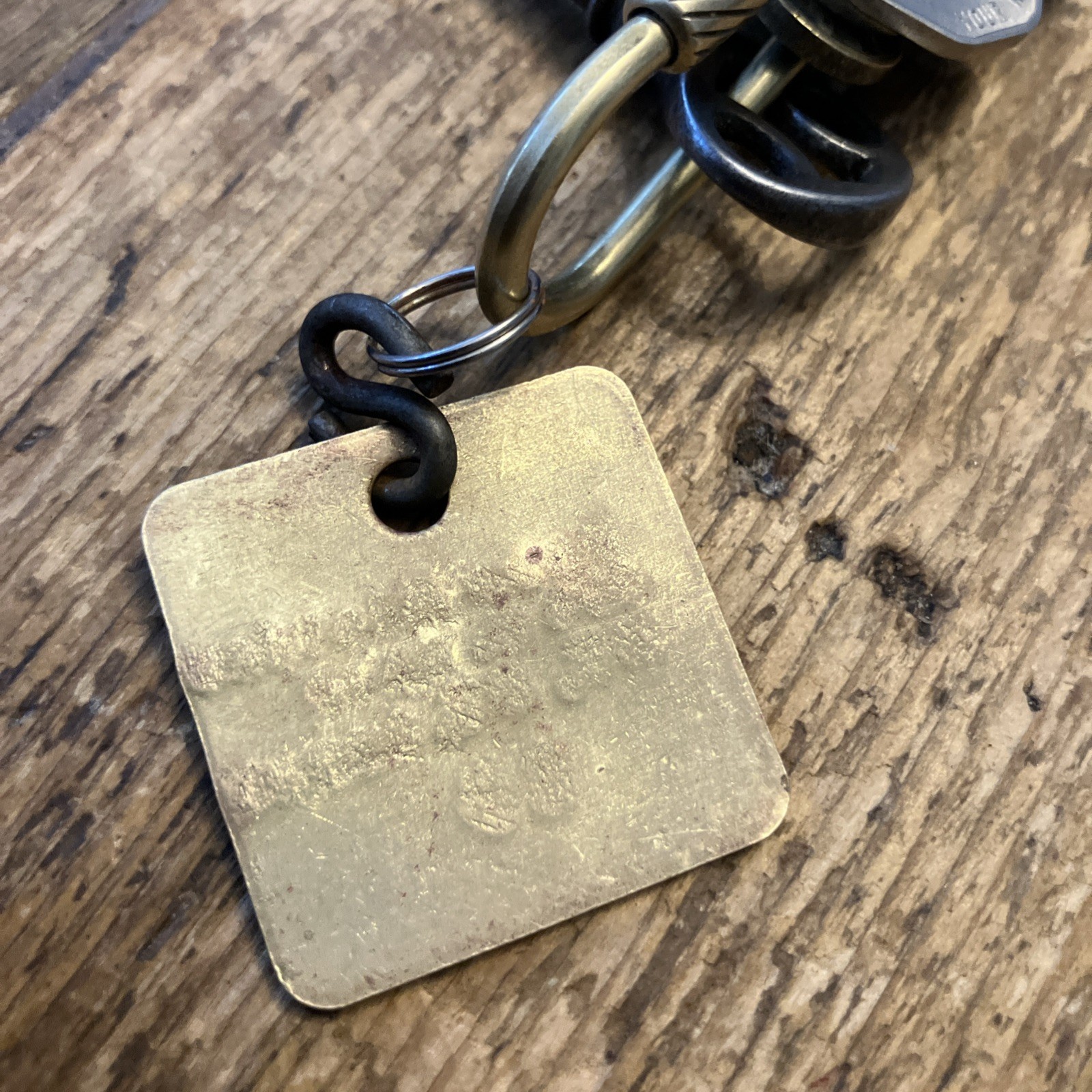 Penn Station NY #19 – Solid BRASS CUSTOM KEY FOB Vintage Hotel Style Marker