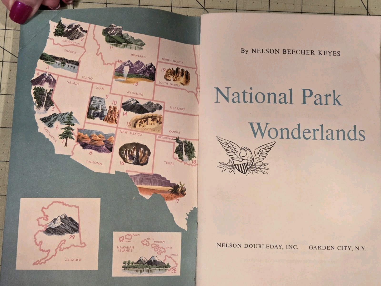 National Park Wonderlands 1957 64 Page Unused Sticker Booklet