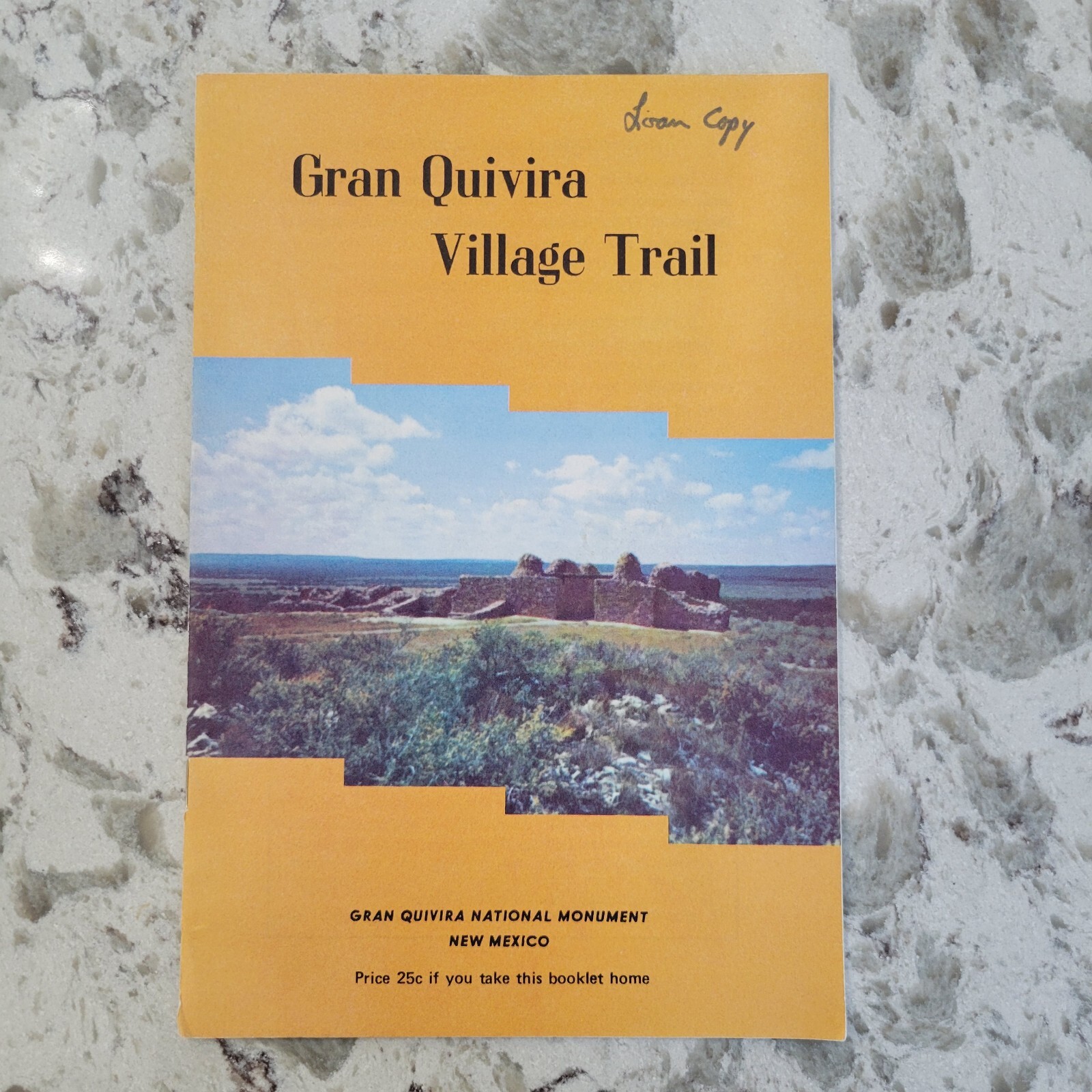 Vintage 1977 Gran Quivira Village Trail National Monument Booklet Map Guide Info
