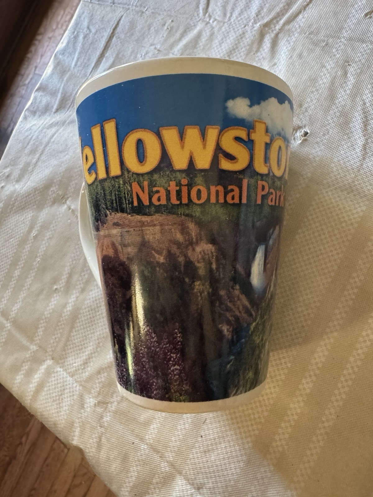 Yellowstone National Park Ceramic Coffee Cup Mug VTG NIB. 16oz