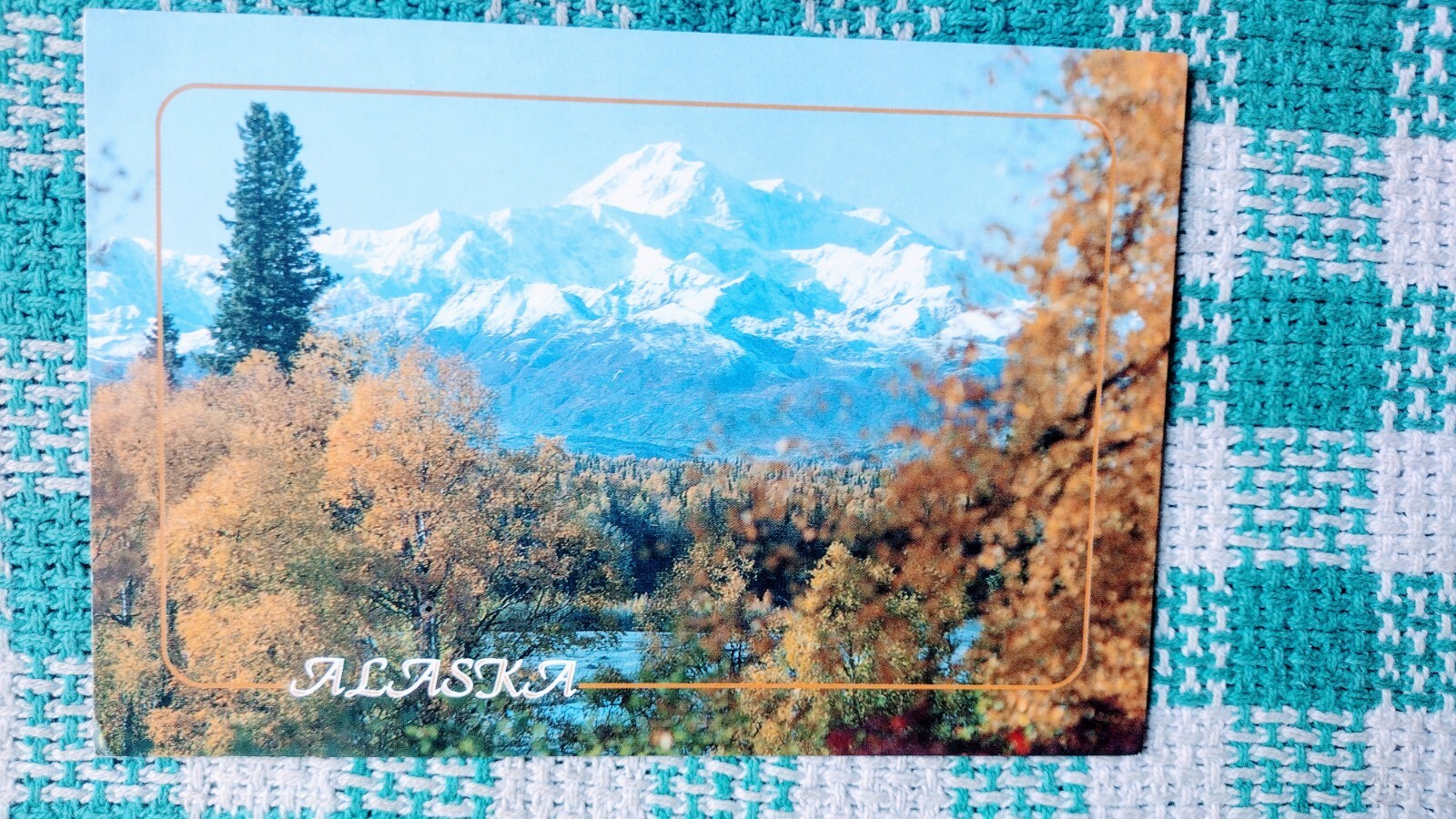 BEAUTIFUL POST CARD MT.MCKINLEY PARKS HIGHWAY DENALI NATIONAL PARK.ALASKA