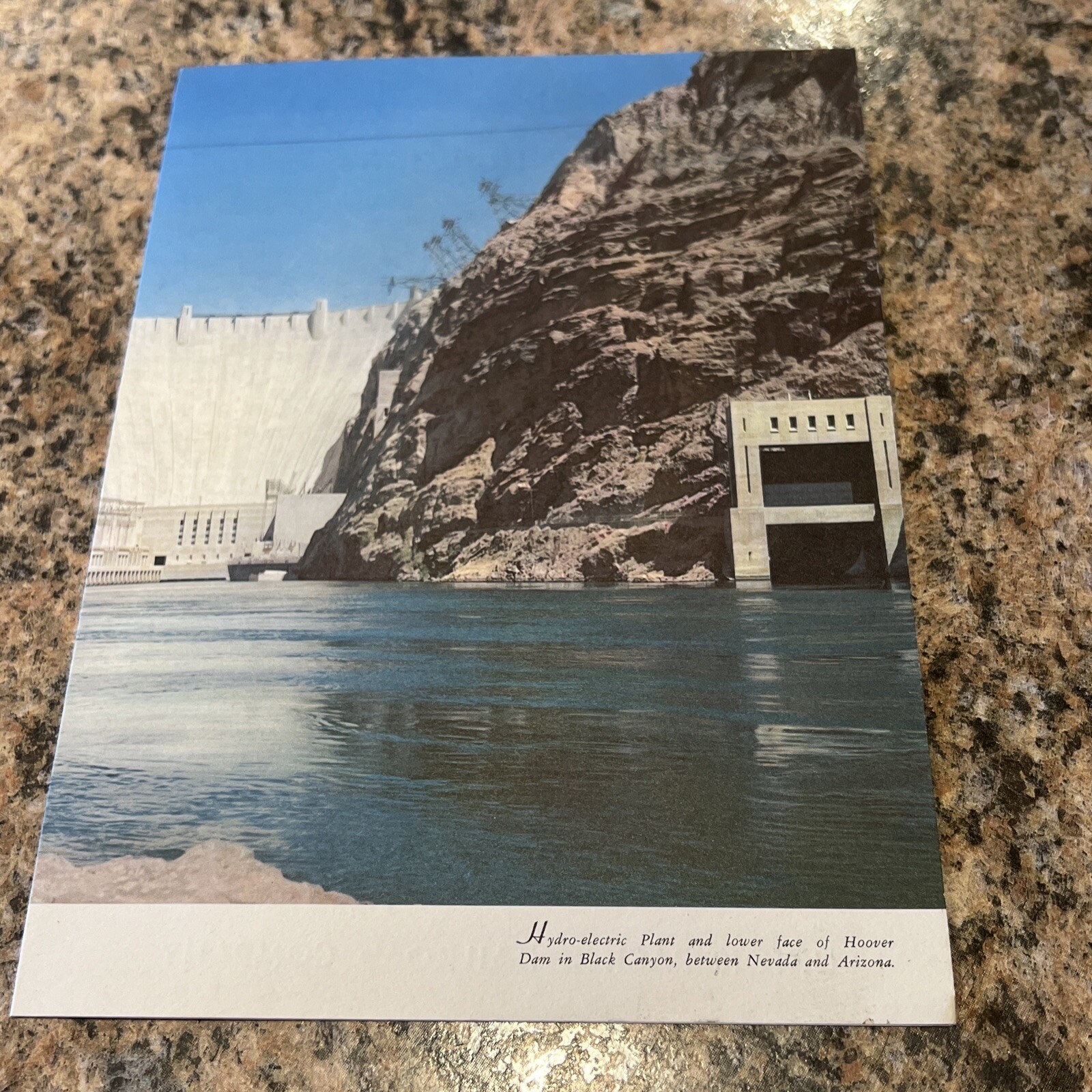 Vintage West Yellowstone MT Hoover Dam Dining Lodge 1958 Menu 7” x 9.5” WYS-58
