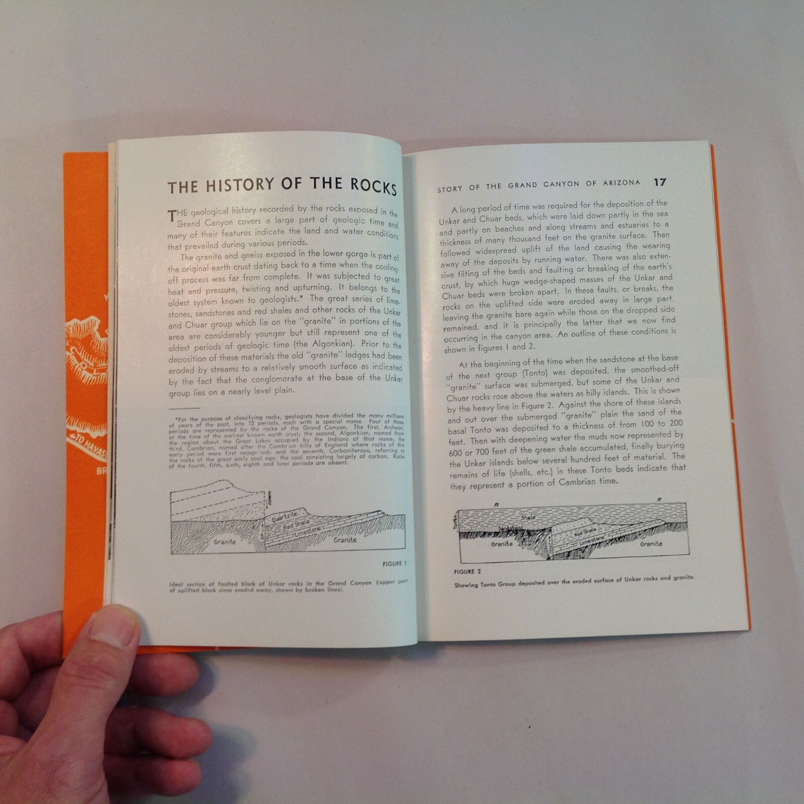 Vintage 1953 Booklet Story of the Grand Canyon How It Was Made Fred Harvey USGS