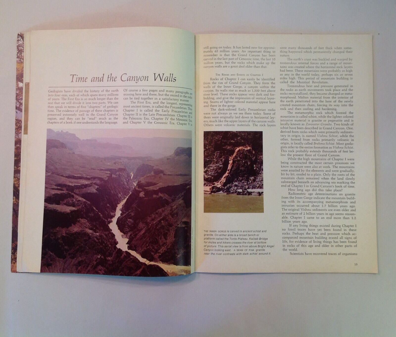 Vtg 1968 KC Publications Grand Canyon: The Story Behind the Scenery Color Album