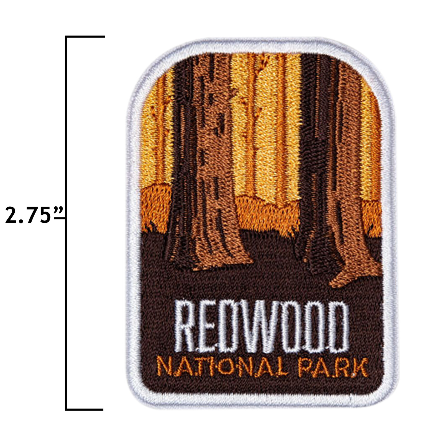 Redwood National Park Iron On Travel Patch