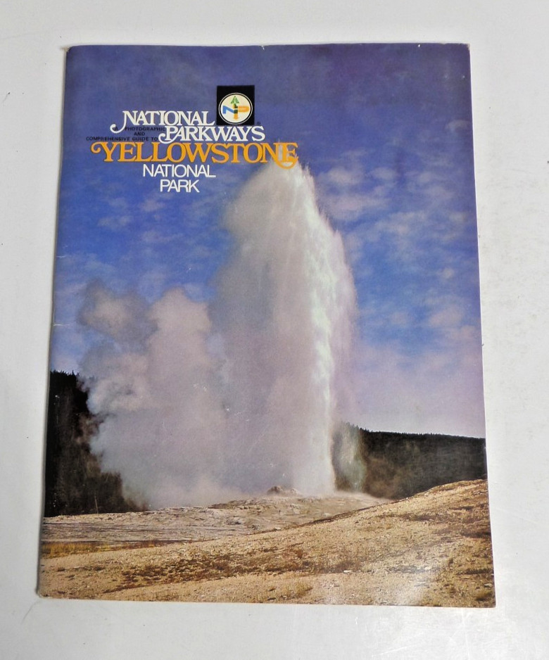 Yellowstone park brochure 1976 vintage
