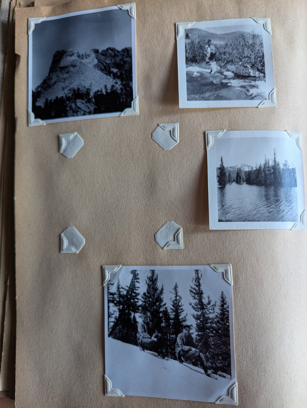 1953 Travel Log “Thru The West With The Bischoffs” Journal, Photos, Postcards